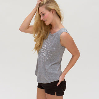 Be Well Cap Sleeve Tank Wellness Wear Tech Wellness 