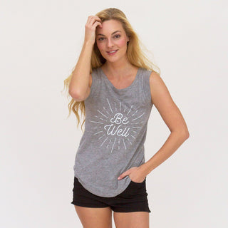 Be Well Cap Sleeve Tank Wellness Wear Tech Wellness 