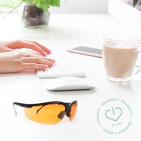 wrap around blue blockers