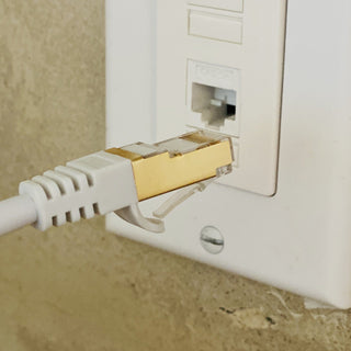  NO EMF Shielded Ethernet CABLE Cat 8