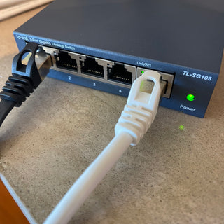 EMF FREE Ethernet Switch For Up To Seven Devices