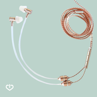 New! Air Tube Headphones for EMF Protection. Safer Wired Earbuds