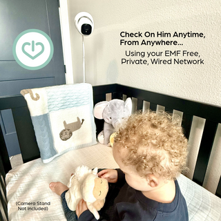Wired Baby Monitor. No EMF and no radiation make the best baby monitor