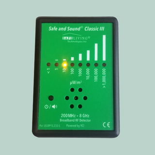 Easy EMF & RF Radiation Detector | Calibrated & Certified Accuracy