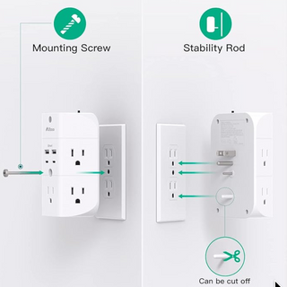 No EMF Phone Charge Port with Outlets